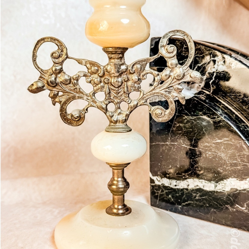 Ornate Antique Candelabra - Picture 2 of 9